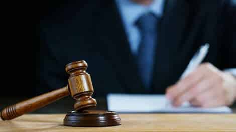 Suitcase Paper Work Used in Personal Injury Lawsuit