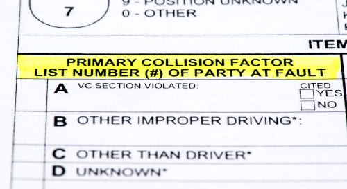 Importance of a police report in a car accident claim