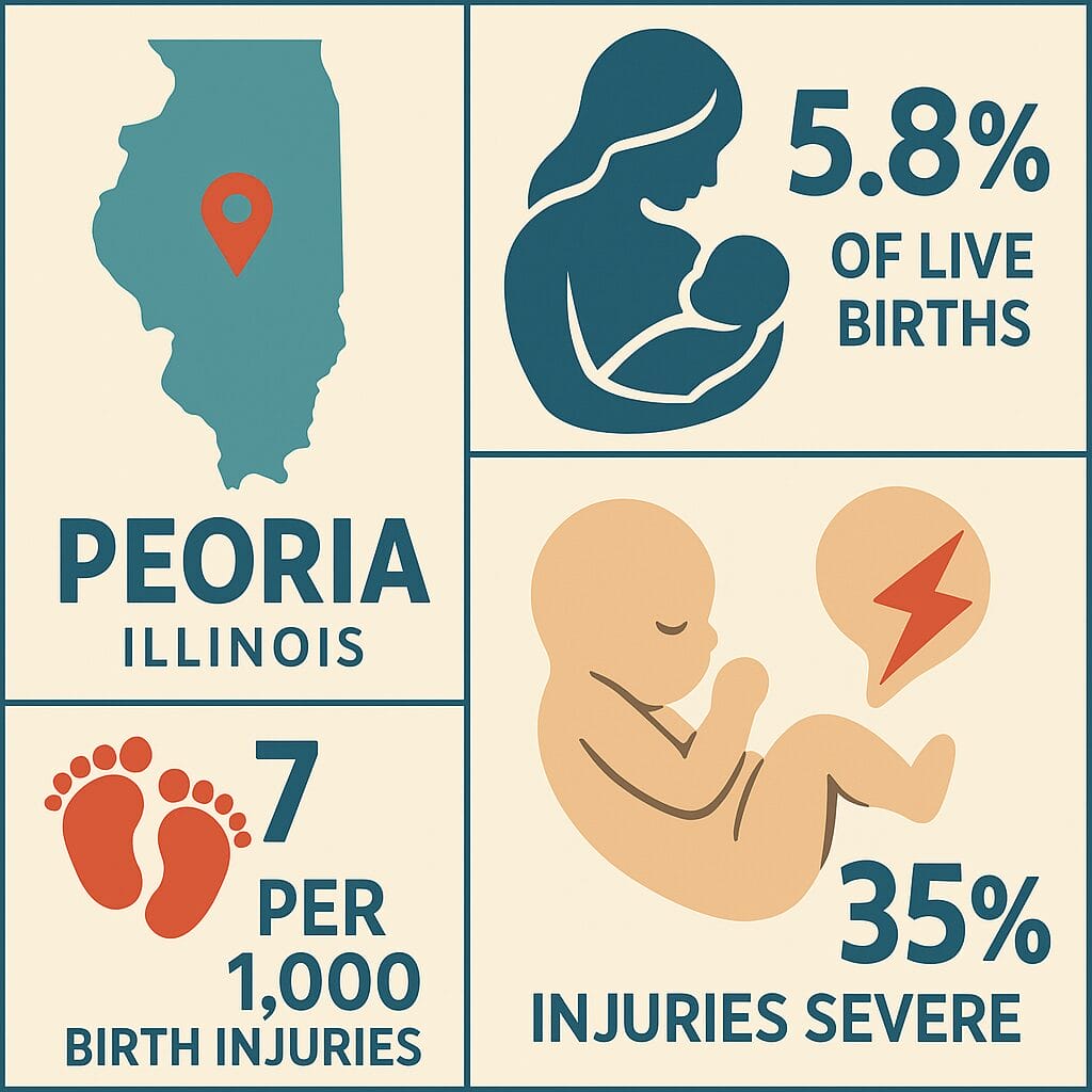 Peoria Illinois birth injury statistics