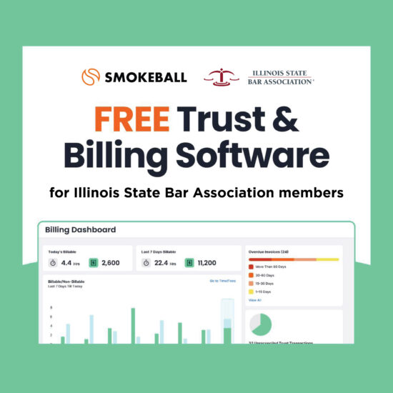 Smokeball Bill Free Trust Accounting and Billing Software