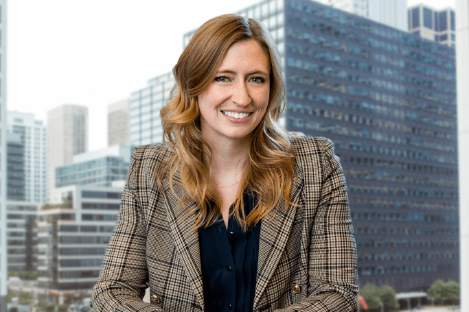 Natalie Lamphier, President of the DuPage Association of Women Lawyers