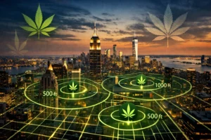New York cannabis dispensary proximity rule 2026 