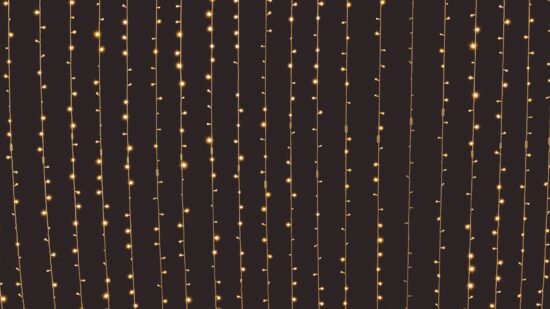 Xmas lights on Santa Monica Promenade